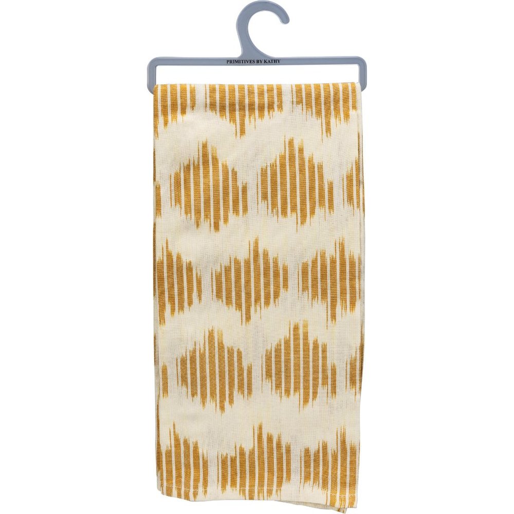 Saffron Ikat Kitchen Towel